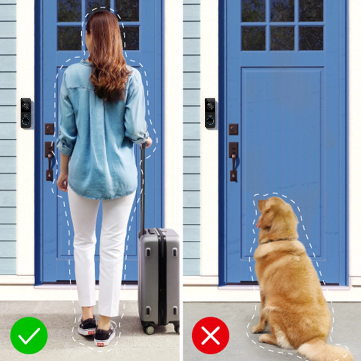 Eufy Battery Video Doorbell Slim 1080p