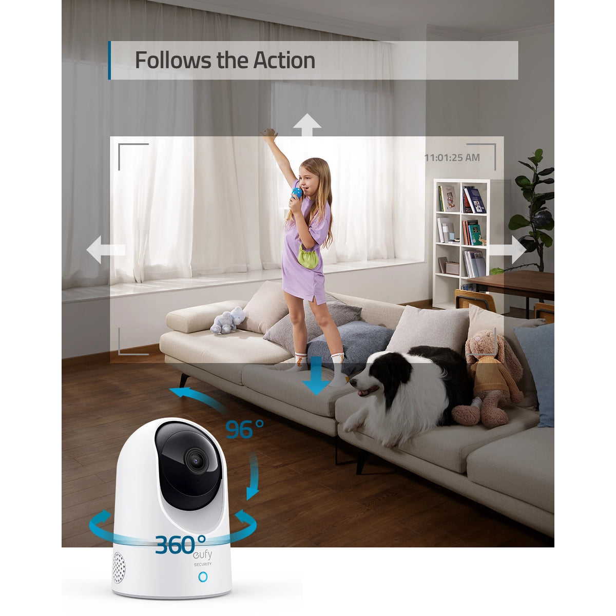 Eufy Security Indoor Cam 2K Pan & Tilt