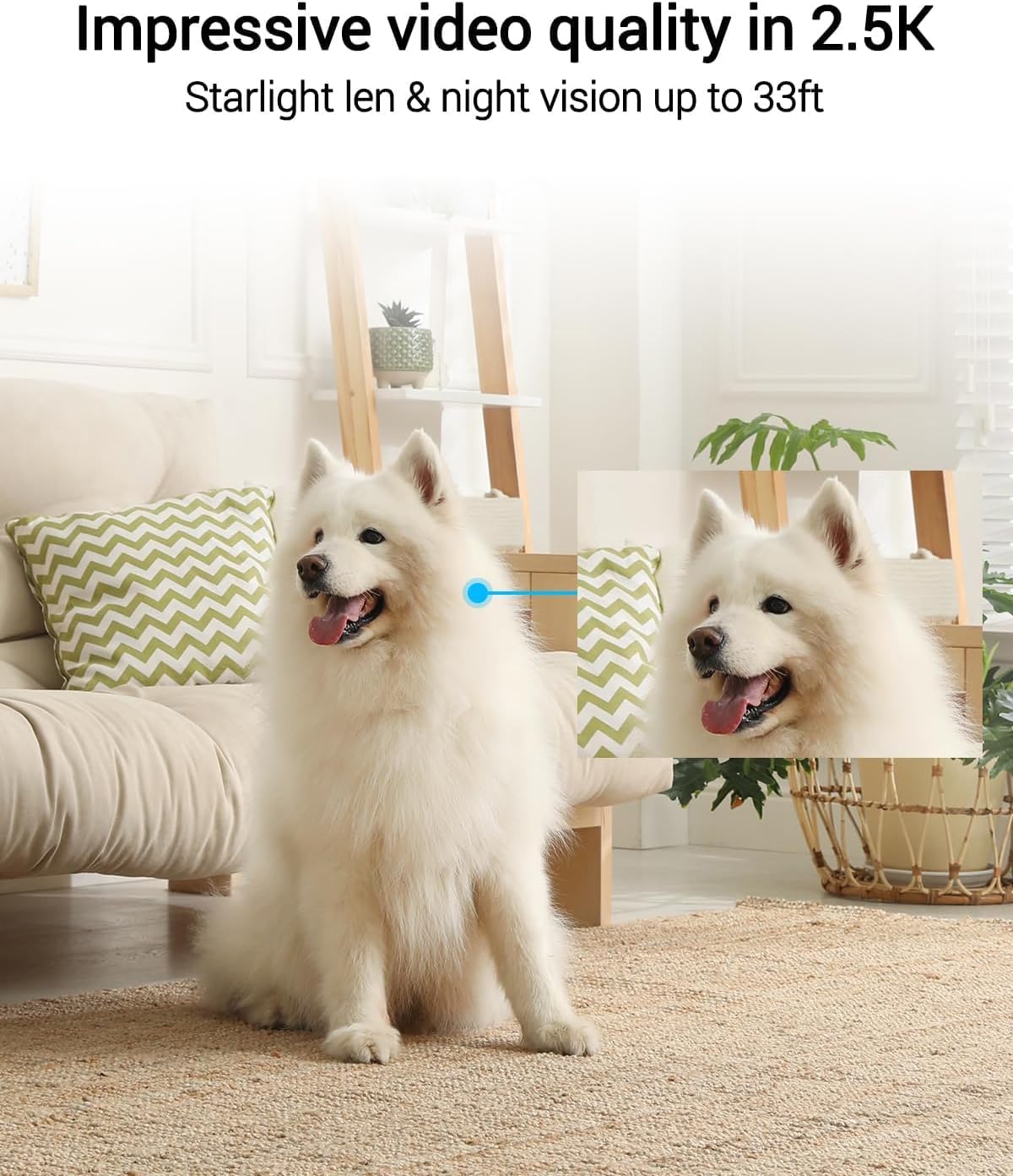 EZVIZ C6 2K Smart Indoor Home Camera