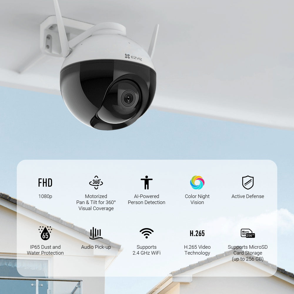 EZVIZ C8C Outdoor Pan/Tilt Security Camera