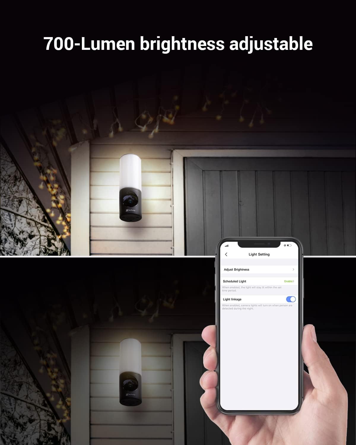 EZVIZ LC3 Smart Security Wall Light Camera