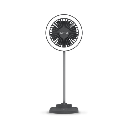 Veho UF-2 USB 3-in-1 Desktop Fan, Smartphone Charger & LED Lamp
