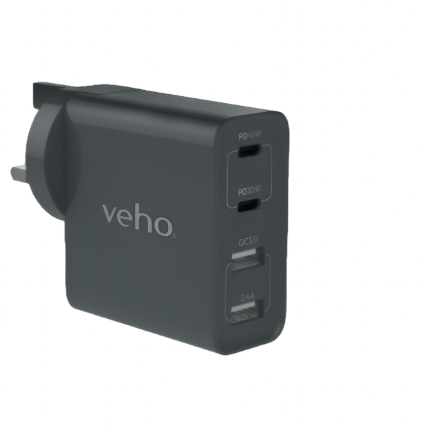 Veho TA-45 Multi region universal 45w USB charger plug adapter
