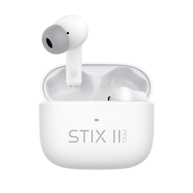 Veho Stix II Pro ANC True wireless earphones - Carbon Black - Active Noise Cancelling and ENC