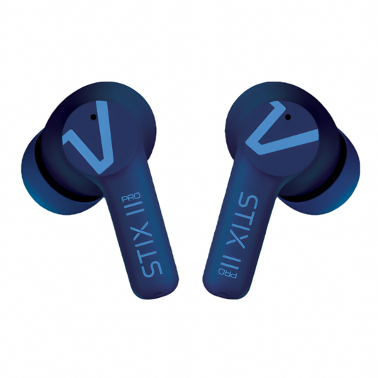 Veho Stix II Pro ANC True wireless earphones - Carbon Black - Active Noise Cancelling and ENC