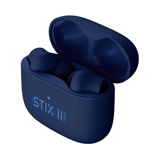 Veho Stix II Pro ANC True wireless earphones - Carbon Black - Active Noise Cancelling and ENC