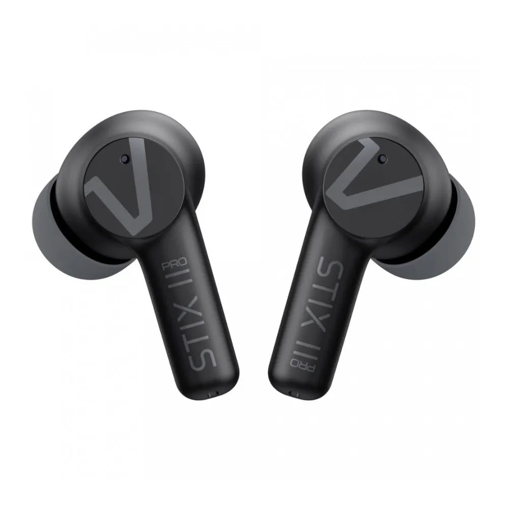 Veho Stix II Pro ANC True wireless earphones - Carbon Black - Active Noise Cancelling and ENC