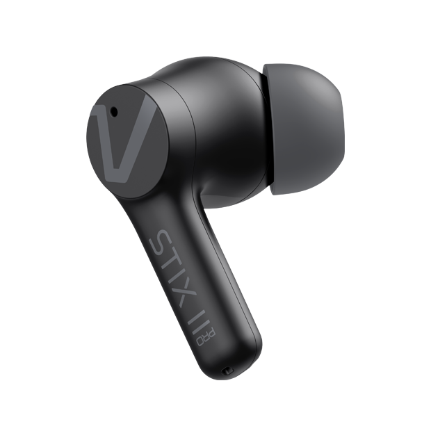 Veho Stix II Pro ANC True wireless earphones - Carbon Black - Active Noise Cancelling and ENC