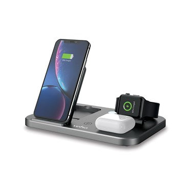 Veho DS-7 Qi wireless charging station with LED night light