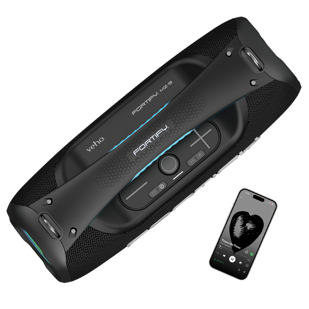 Veho MZ-9 Fortify 100W Bluletooth Speaker - Black
