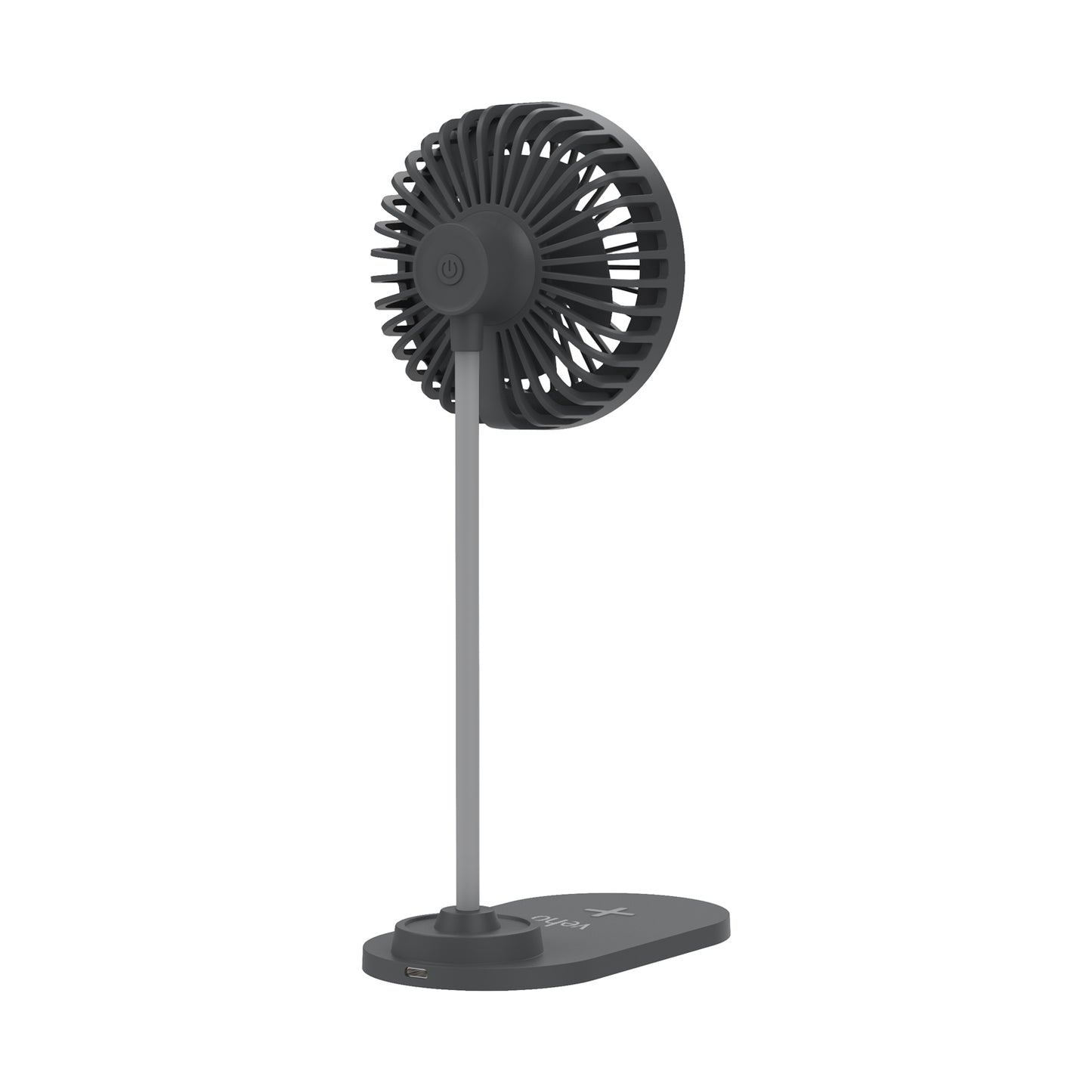 Veho UF-2 USB 3-in-1 Desktop Fan, Smartphone Charger & LED Lamp