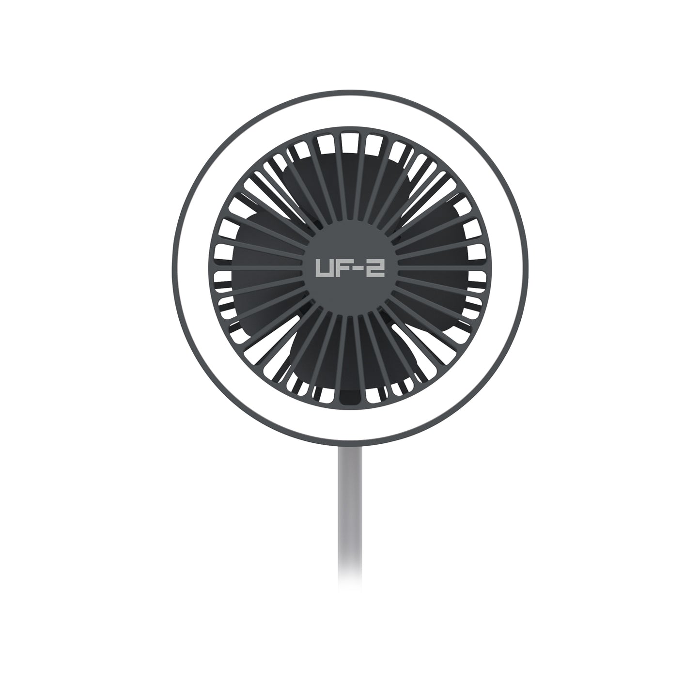 Veho UF-2 USB 3-in-1 Desktop Fan, Smartphone Charger & LED Lamp