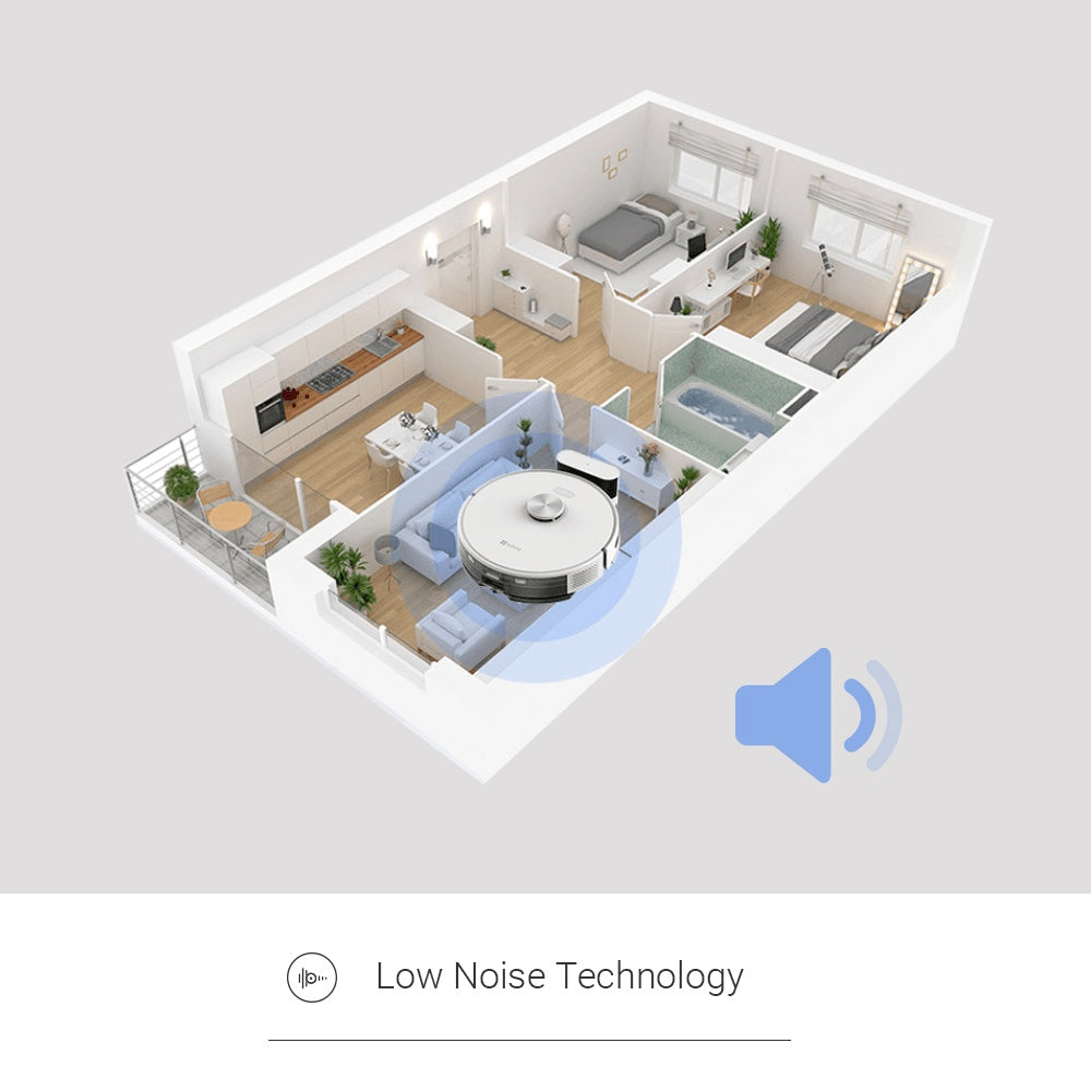EZVIZ RE4 Plus Robot Vacuum and Mop with Base